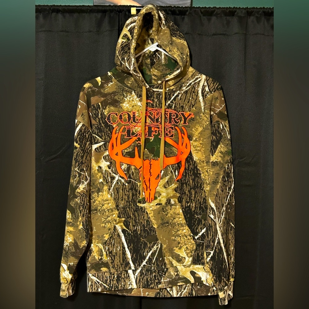 Realtree Camo pullover hoodie sweatshirt (size: LG)